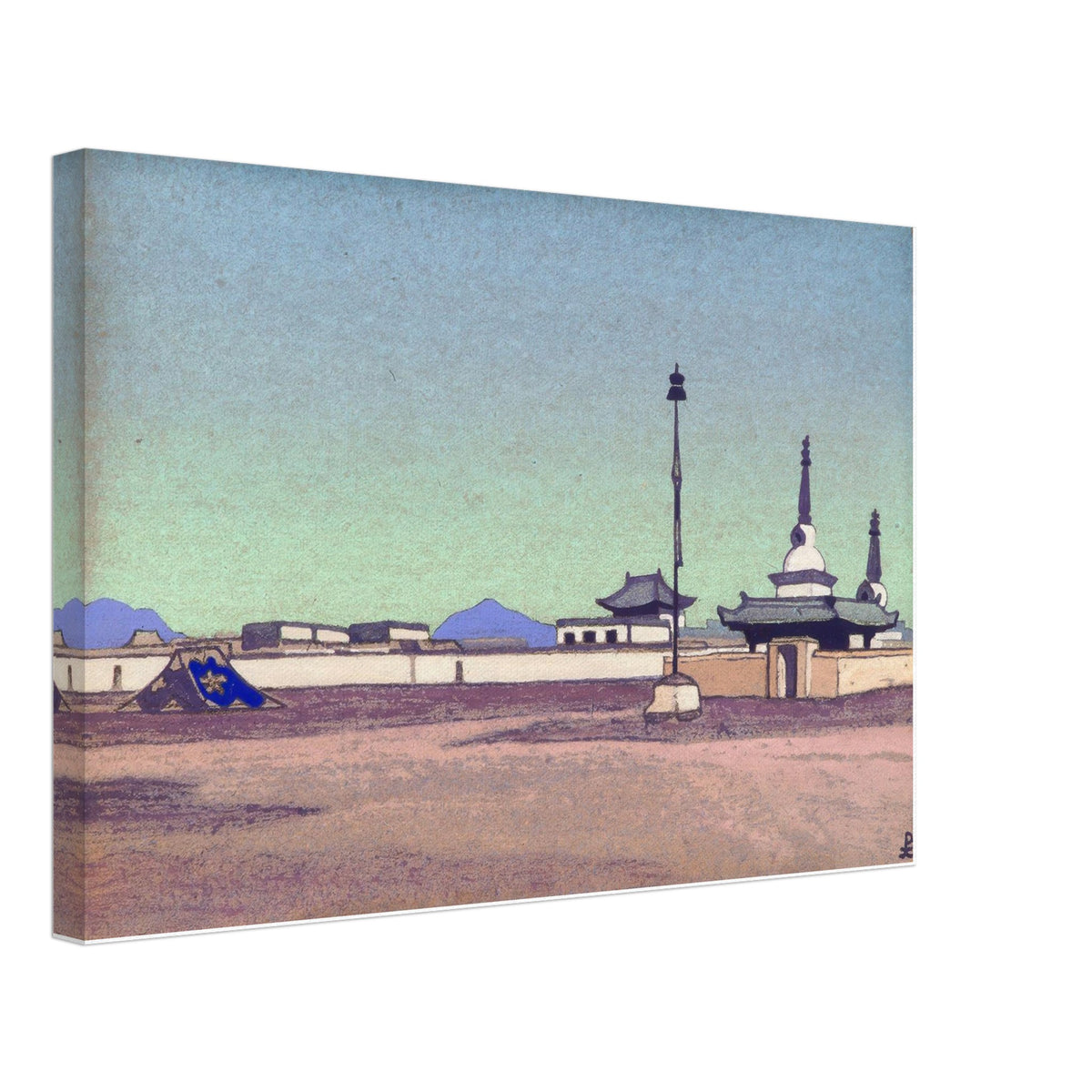 Batuhalka, the Capital of Inner Mongolia by Nicholas Roerich, canvas