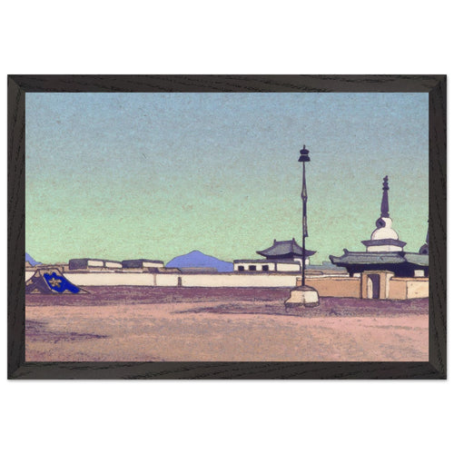 Batuhalka, the Capital of Inner Mongolia by Nicholas Roerich, framed poster, view 2
