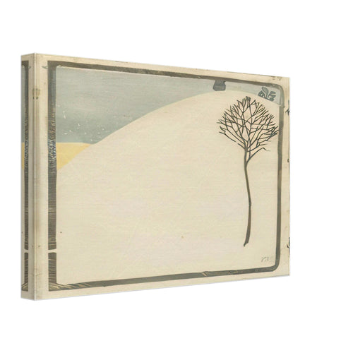 Baum in Winterlandschaft by Cuno Amiet, canvas, view 2