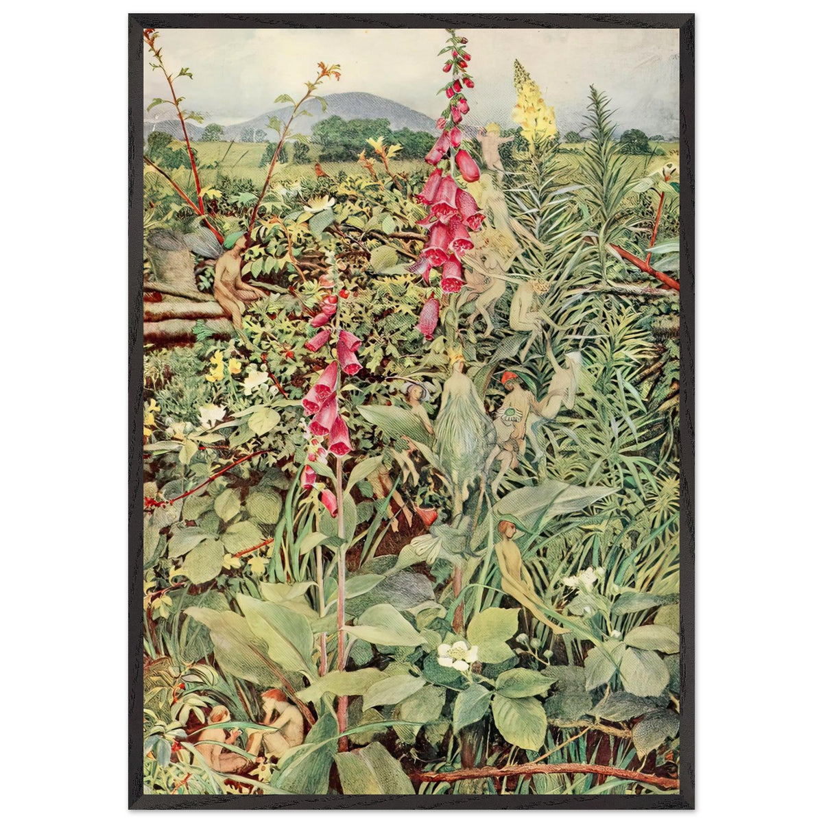 Before the coming of the sinful Queen by Eleanor Fortescue-Brickdale, framed poster, view 3