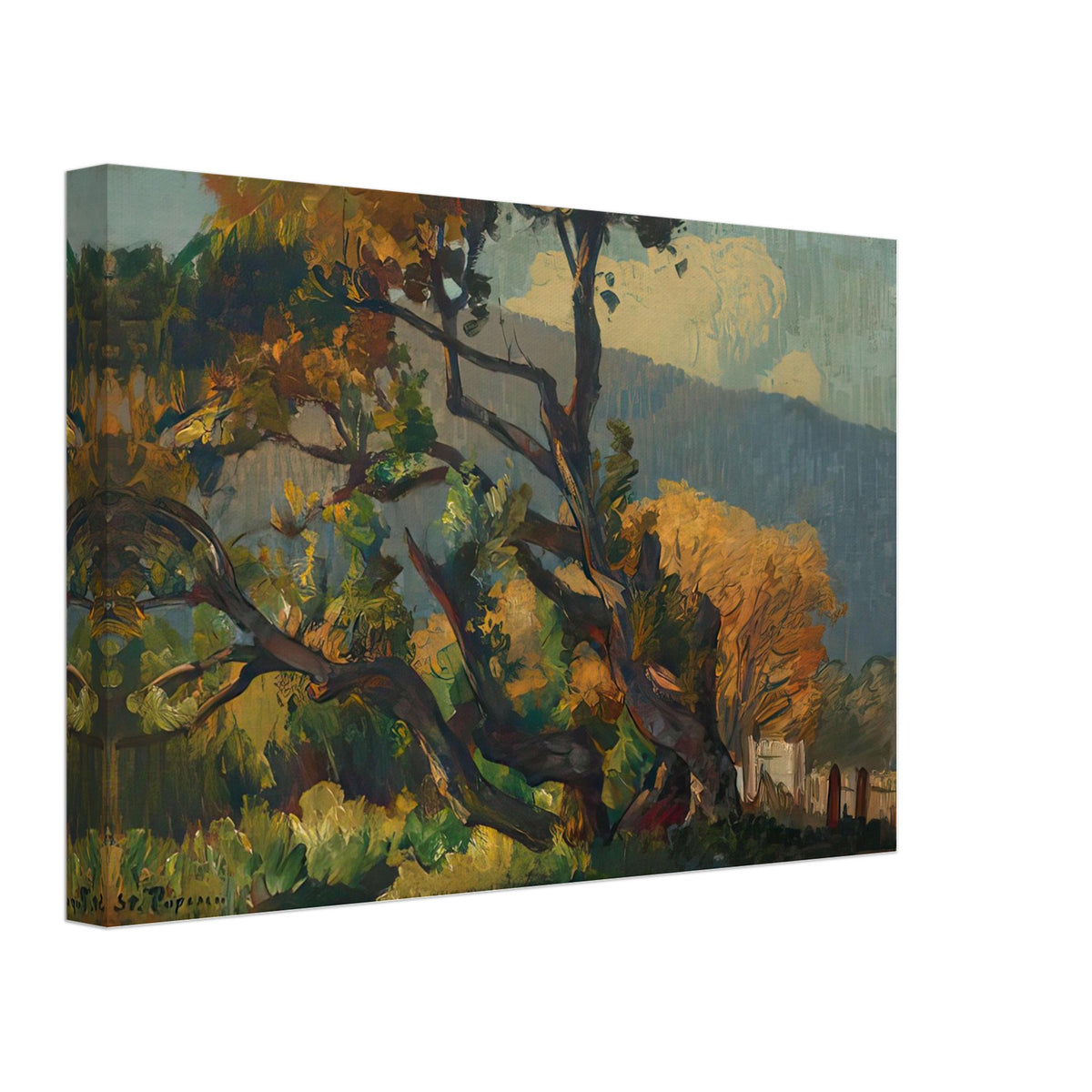 Beginning of Autumn by Stefan Popescu, canvas, view 2