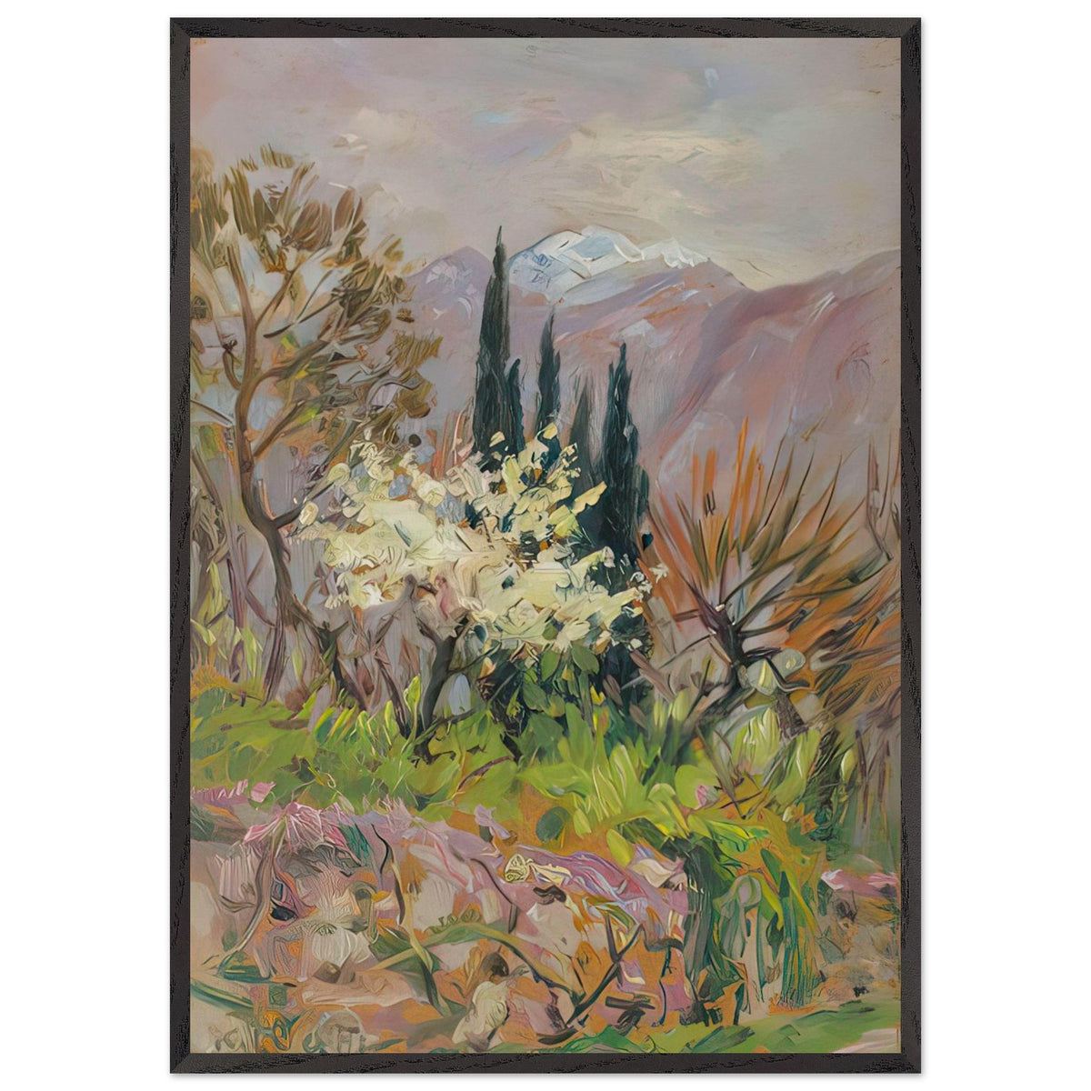 Beginning of Springtime by Kimon Loghi, framed poster, view 3