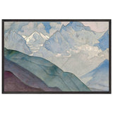 Bell Mountain by Nicholas Roerich, framed poster