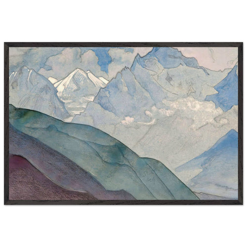 Bell Mountain by Nicholas Roerich, framed poster