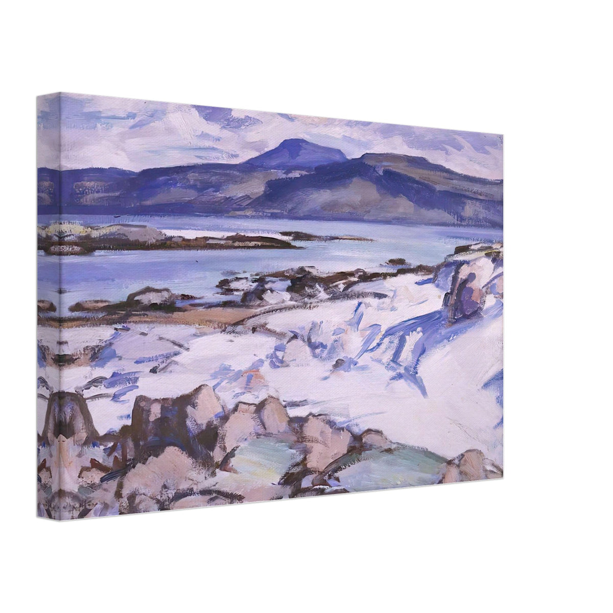 Ben More from Iona by Samuel Peploe, canvas, view 2