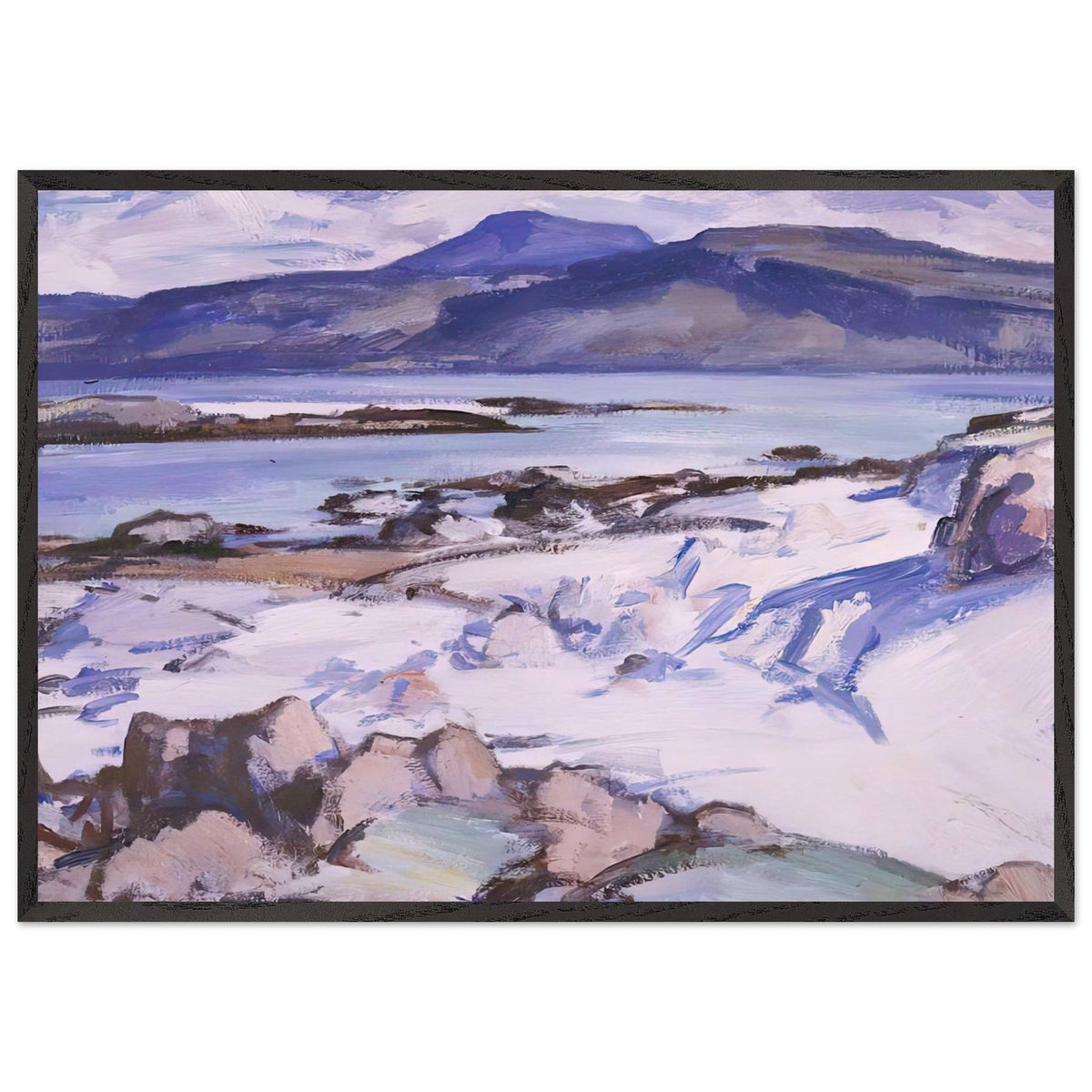 Ben More from Iona by Samuel Peploe, framed poster, view 3