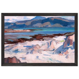 Ben More from Martyrs Bay, Iona by Samuel Peploe, framed poster, view 2