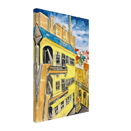 Bérház by Scheiber Hugó, canvas