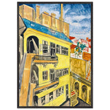 Bérház by Scheiber Hugó, framed poster, view 3