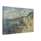 Beynac Quay at Bordeaux by Gustave Loiseau, canvas, view 2