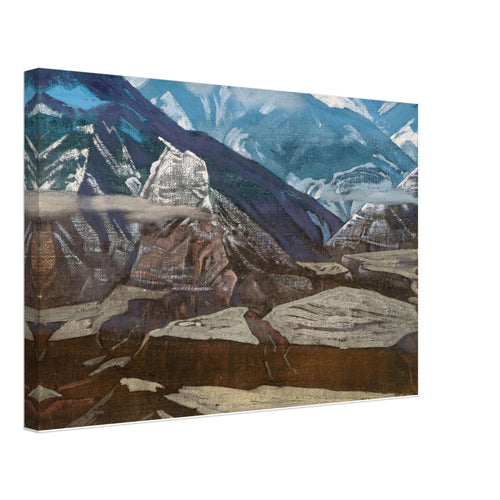 Bharagarh Fort by Nicholas Roerich, canvas