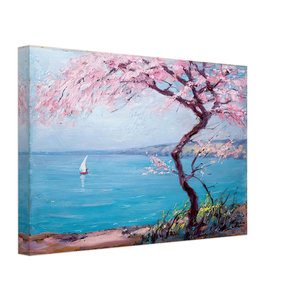 Biarritz Beach by Kimon Loghi, canvas, view 2