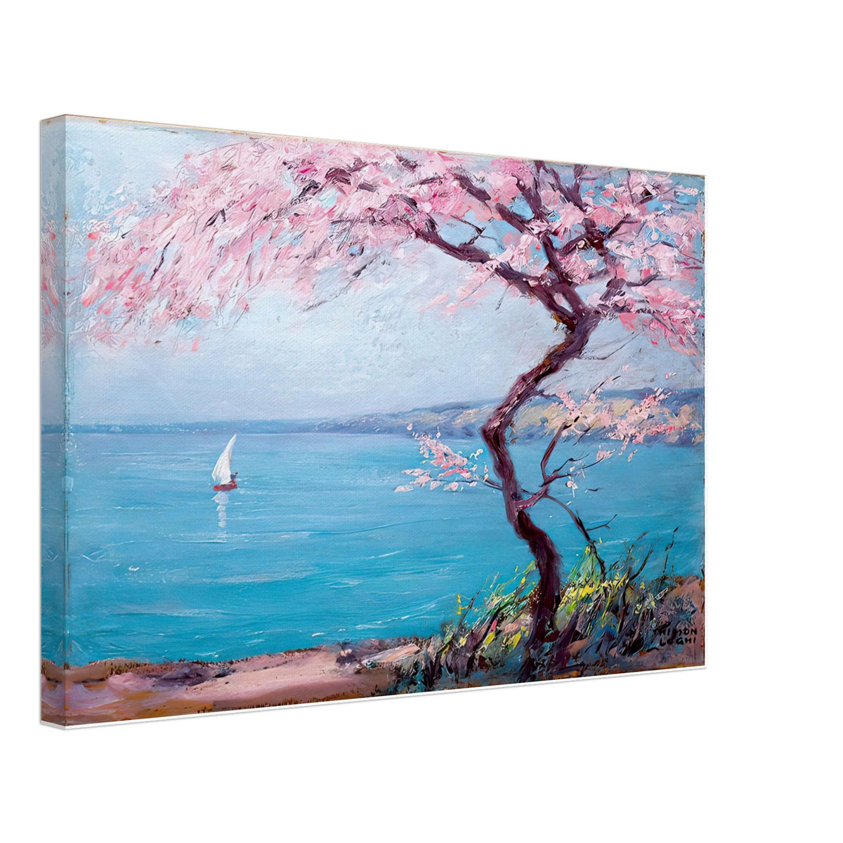 Biarritz Beach by Kimon Loghi, canvas