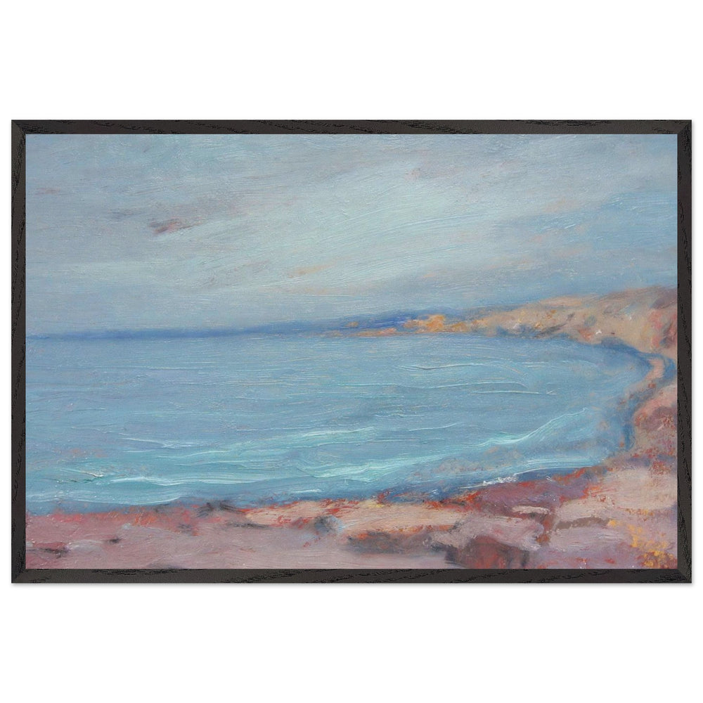 Biarritz by Kimon Loghi, framed poster