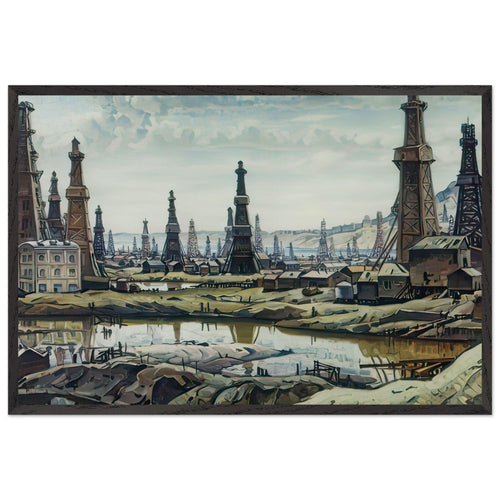 Bibi-Heybat by Konstantin Bogaevsky, framed poster