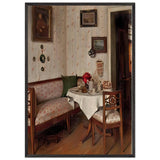 Biedermeier Interior by Hermann Graf, framed poster, view 3