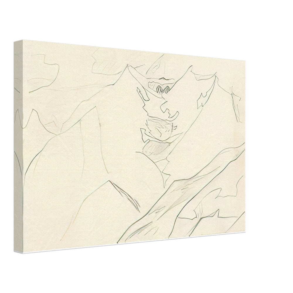 Birbe Mountain from Keylong by Nicholas Roerich, canvas