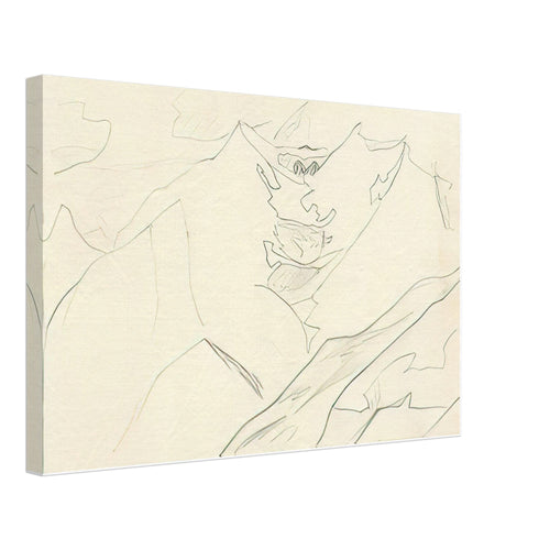 Birbe Mountain from Keylong by Nicholas Roerich, canvas