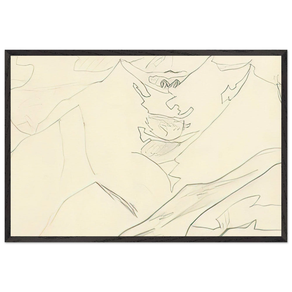 Birbe Mountain from Keylong by Nicholas Roerich, framed poster