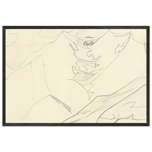 Birbe Mountain from Keylong by Nicholas Roerich, framed poster