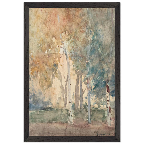 Birch Forest by Arthur Verona, framed poster, view 2