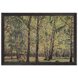 Birch Grove by Konstantin Bogaevsky, framed poster, view 2