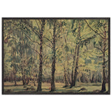 Birch Grove by Konstantin Bogaevsky, framed poster, view 3