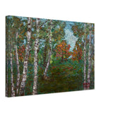 Birch Trees by Kimon Loghi, canvas