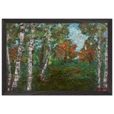 Birch Trees by Kimon Loghi, framed poster, view 2
