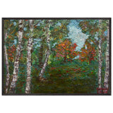 Birch Trees by Kimon Loghi, framed poster, view 3