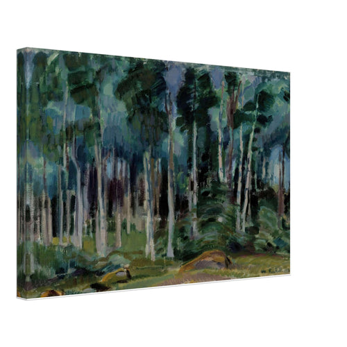 Birches in Vääksy by Magnus Enckell, canvas
