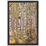 Birches by Nicholas Roerich, framed poster, view 2