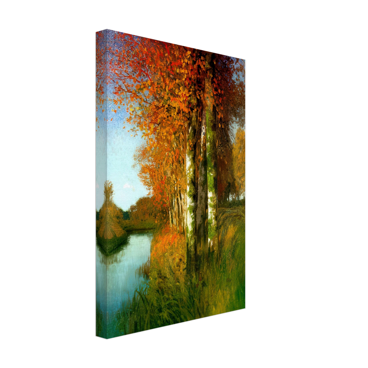 Birken am Moorgraben by Hans am Ende, canvas, view 2