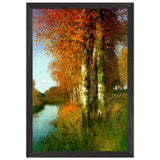 Birken am Moorgraben by Hans am Ende, framed poster, view 2