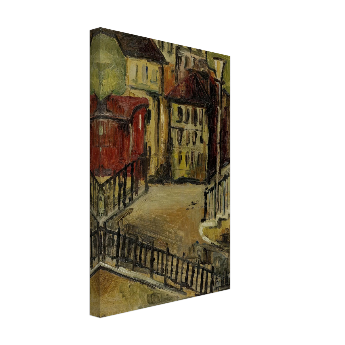 Blick Auf Einen Hinterhof by Alice Bailly, canvas, view 2