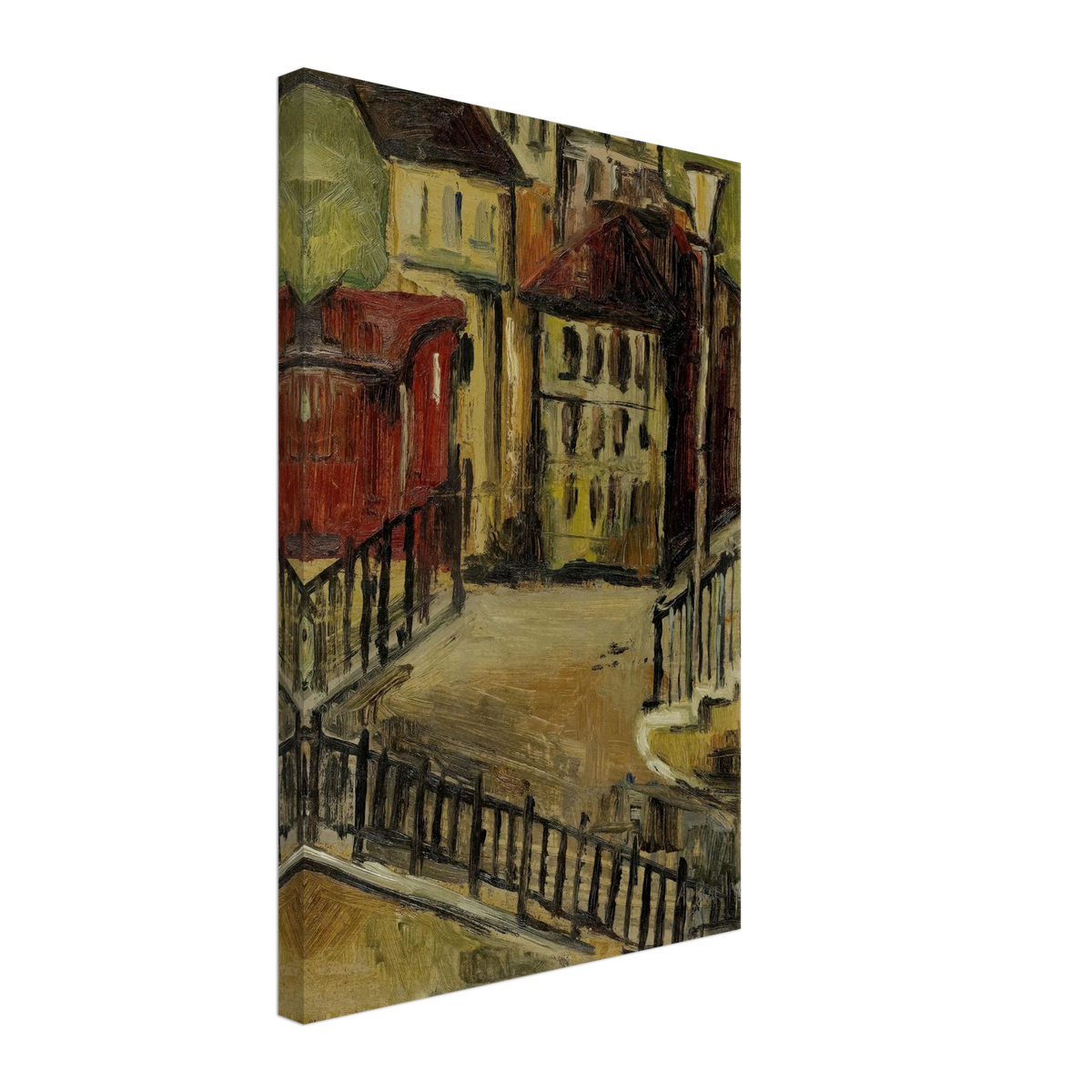 Blick Auf Einen Hinterhof by Alice Bailly, canvas
