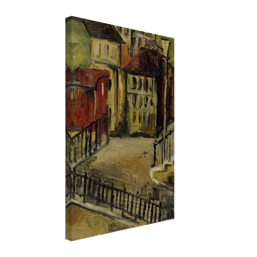 Blick Auf Einen Hinterhof by Alice Bailly, canvas