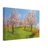 Blooming Apple Trees by Kimon Loghi, canvas, view 2