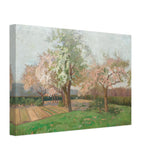 Blooming Cherry Trees by Kimon Loghi, canvas, view 2