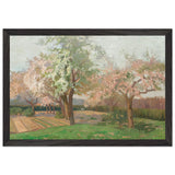 Blooming Cherry Trees by Kimon Loghi, framed poster, view 2