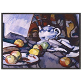 Blue and White Teapot by Samuel Peploe, framed poster, view 3