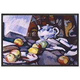 Blue and White Teapot by Samuel Peploe, framed poster
