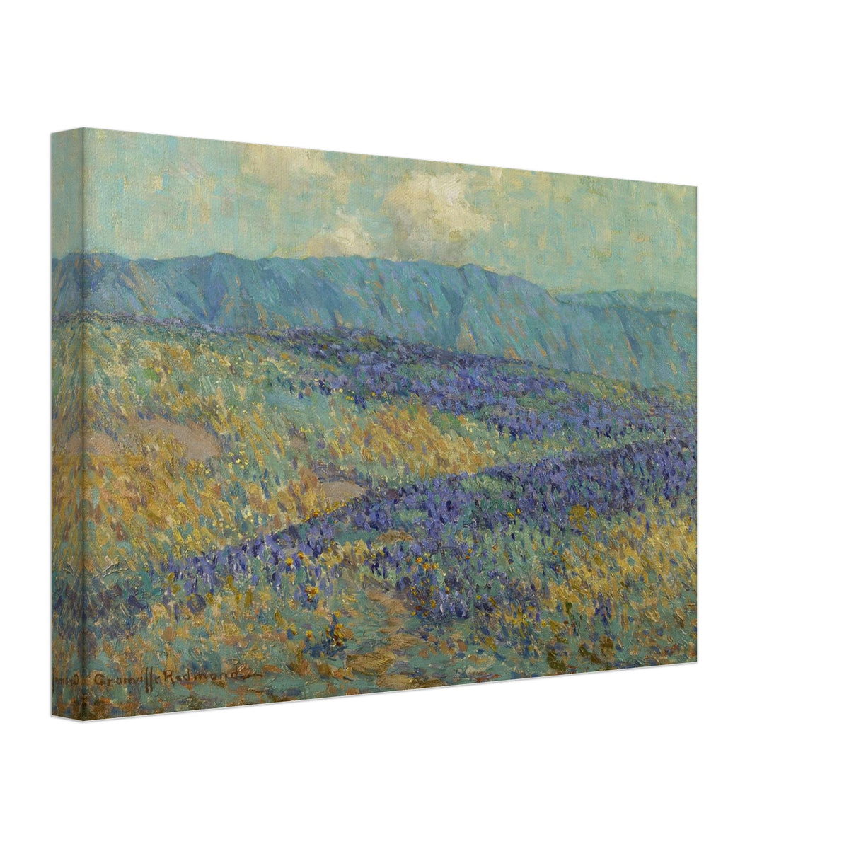 Blue Flowers by Granville Redmond, canvas, view 2