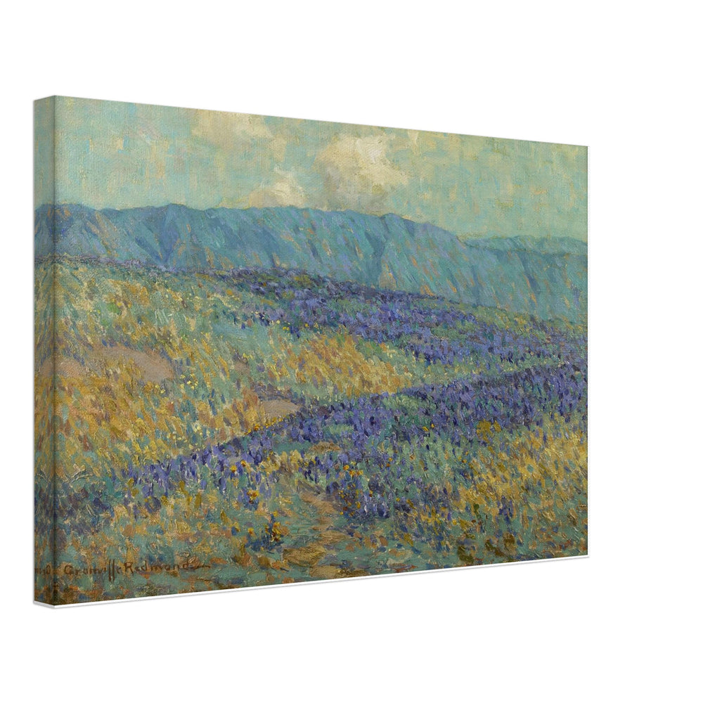 Blue Flowers by Granville Redmond, canvas