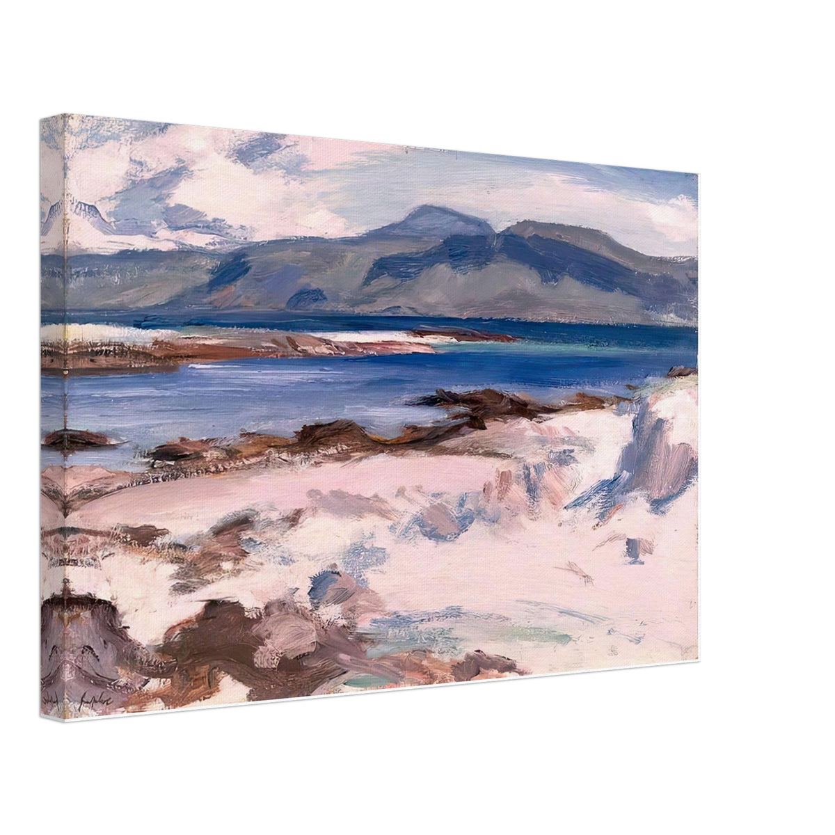 Blue Sea, Iona by Samuel Peploe, canvas