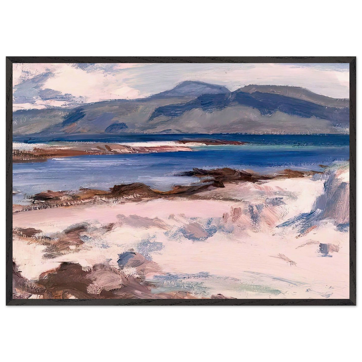 Blue Sea, Iona by Samuel Peploe, framed poster, view 3