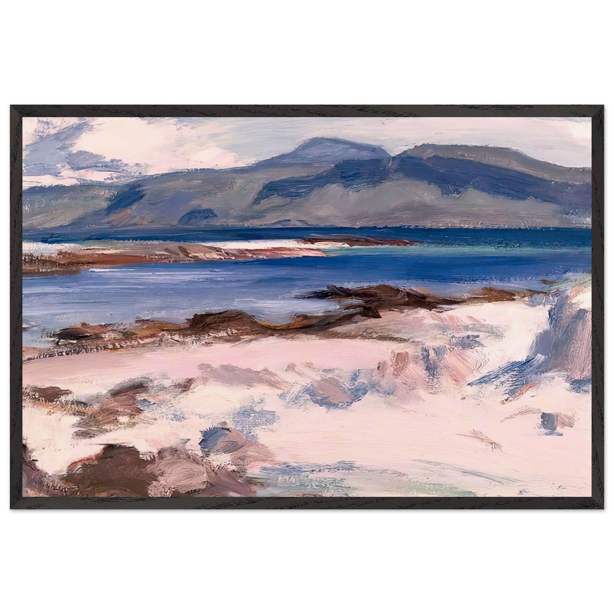 Blue Sea, Iona by Samuel Peploe, framed poster