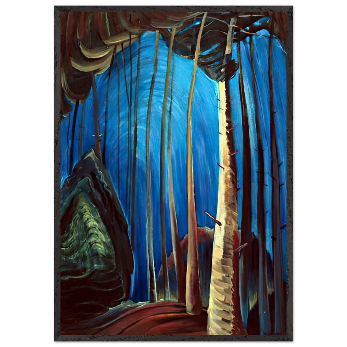 Blue Sky by Emily Carr, framed poster, view 3