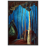 Blue Sky by Emily Carr, framed poster