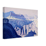 Blue Temples (Grand Canyon, Arizona) by Nicholas Roerich, canvas, view 2